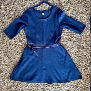 Old Navy Fit & Flare Denim Dress - Large